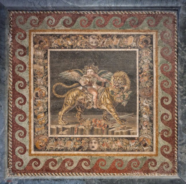 Dionysus as a Child on the back of a Tiger,  from the House of the Faun, Pompeii | Naples National Archaeological Museum (IMG_1667.jpg)
