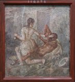 Satyr and Hermaphrodite, Pompeii