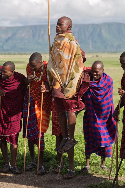 Maasai Warrier Jumping, Manyara Maasai Village, Tanzania | Manyara Massai Village, Tanzania (IMG_8364.jpg)