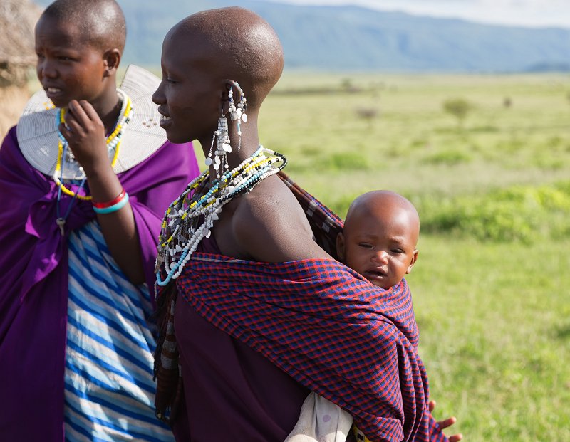Young Mother and Baby, Manyara Maasai Village, Tanzania | Manyara Massai Village, Tanzania (IMG_8371.jpg)