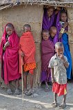 Maasai Women and Kids, Manyara Maasai Village, Tanzania