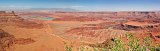 Panoramic View of Solar Evaporation Ponds and Colorado River, Dead Horse Point State Park